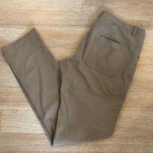 Lululemon Tan ABC Pants (Tall) 36W
